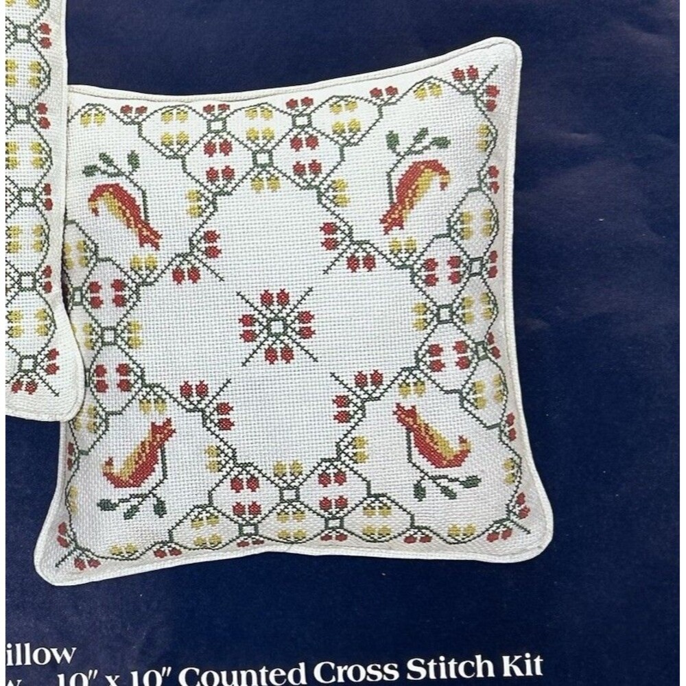Vintage 1981 Creative Expressions Cross Stitch Kit 10 x 10 Dove Provincial 7303